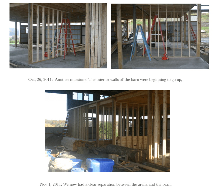 Indy 18 walls going up