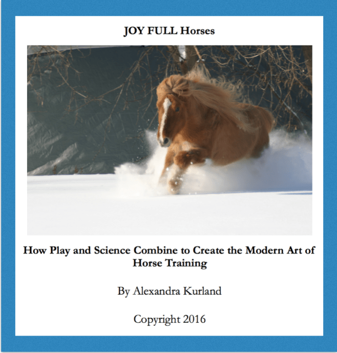 Joy Full Horses title page cover