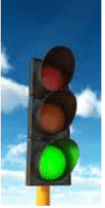 green light traffic signal