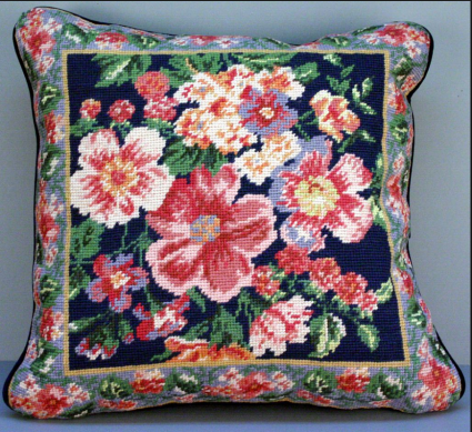 needle point pillow