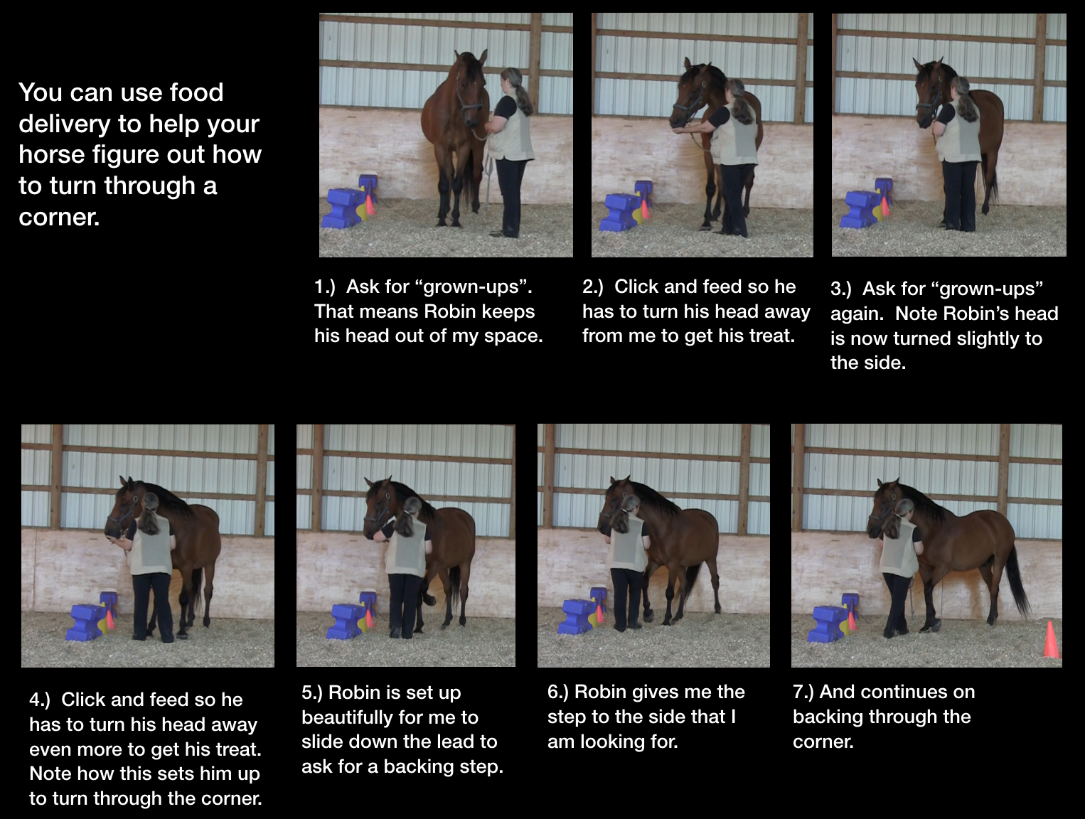 Robin back thru square with food delivery - captions